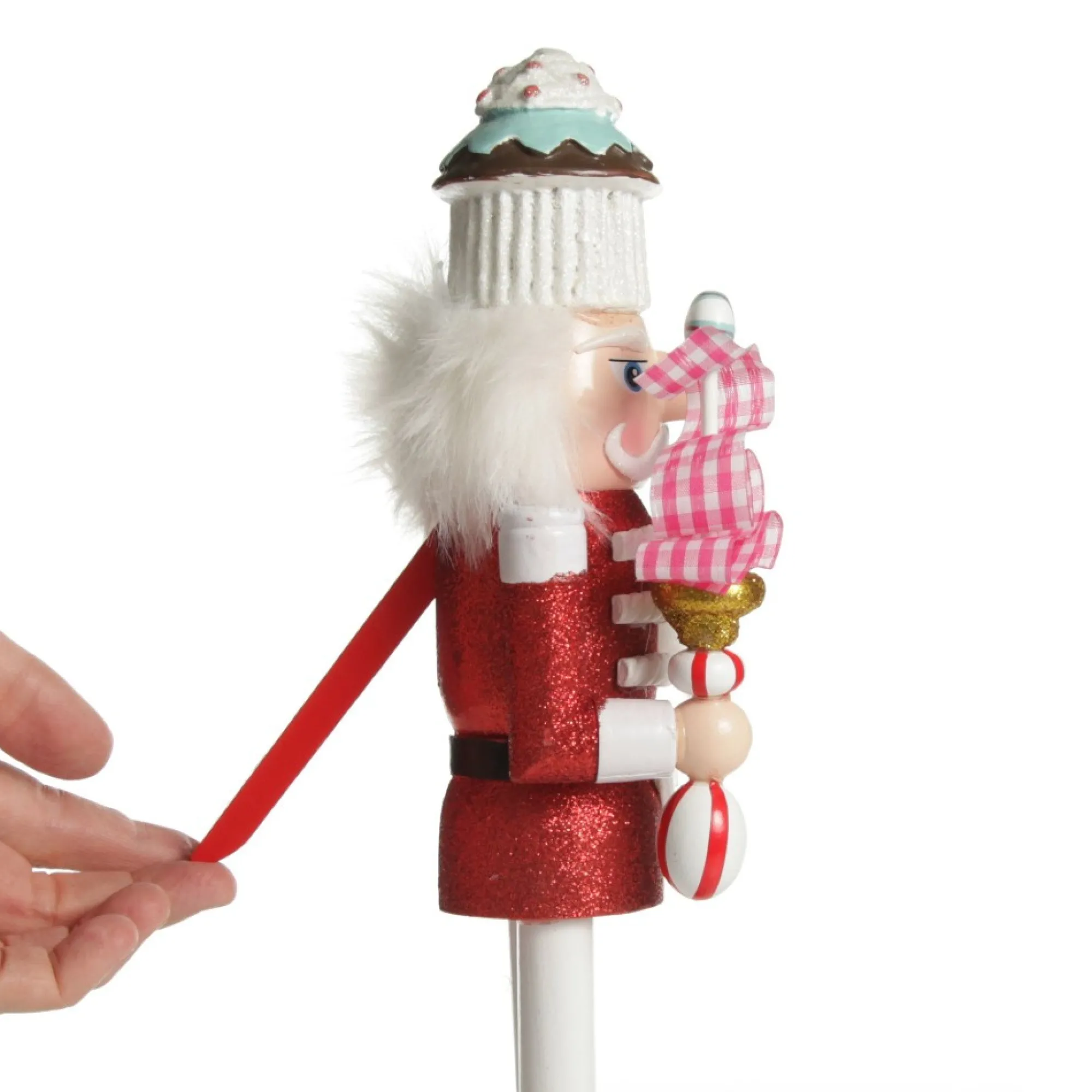 Red Jacket Peppermint Candy Wooden Nutcracker - Extra Large Store