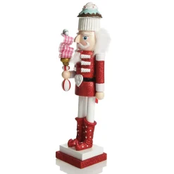Red Jacket Peppermint Candy Wooden Nutcracker - Extra Large Store