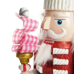 Red Jacket Peppermint Candy Wooden Nutcracker - Extra Large Store
