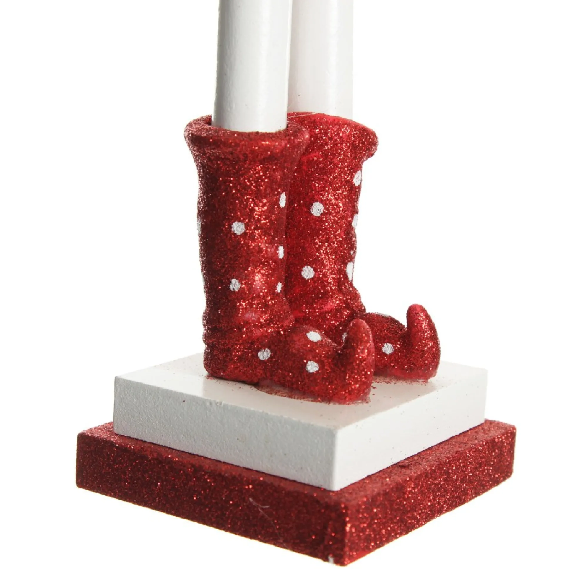 Red Jacket Peppermint Candy Wooden Nutcracker - Extra Large Store