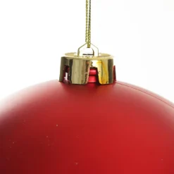 Red Jumbo Shatterproof Christmas Bauble Decoration Store