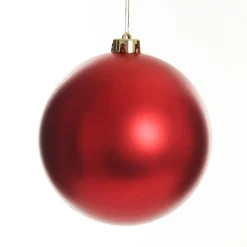 Red Jumbo Shatterproof Christmas Bauble Decoration Store
