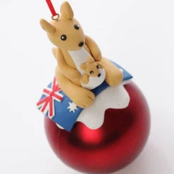 Red Kangaroo Christmas Character Bauble Sale