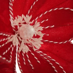 Red Magnolia Flower Stem with Twine Trim Sale