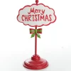 Red Merry Christmas Standing Sign Ornament Outlet
