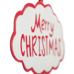 Red Merry Christmas Standing Sign Ornament Outlet