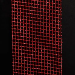 Red Mesh Wired Christmas Ribbon Garland Outlet