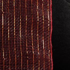 Red Metallic Thread Decomesh Roll Cheap