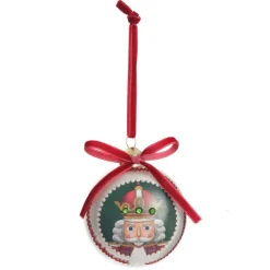 Red Nutcracker Christmas Disc New