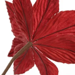Red Poinsettia Flower Stem with Twine Trim Sale