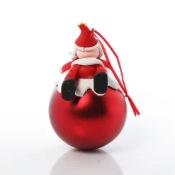 Red Santa Christmas Character Bauble Best Sale