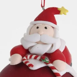 Red Santa Christmas Character Bauble Best Sale