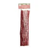 Red Tinsel Chenille Stem Pipe Cleaners - Pack of 45 Shop