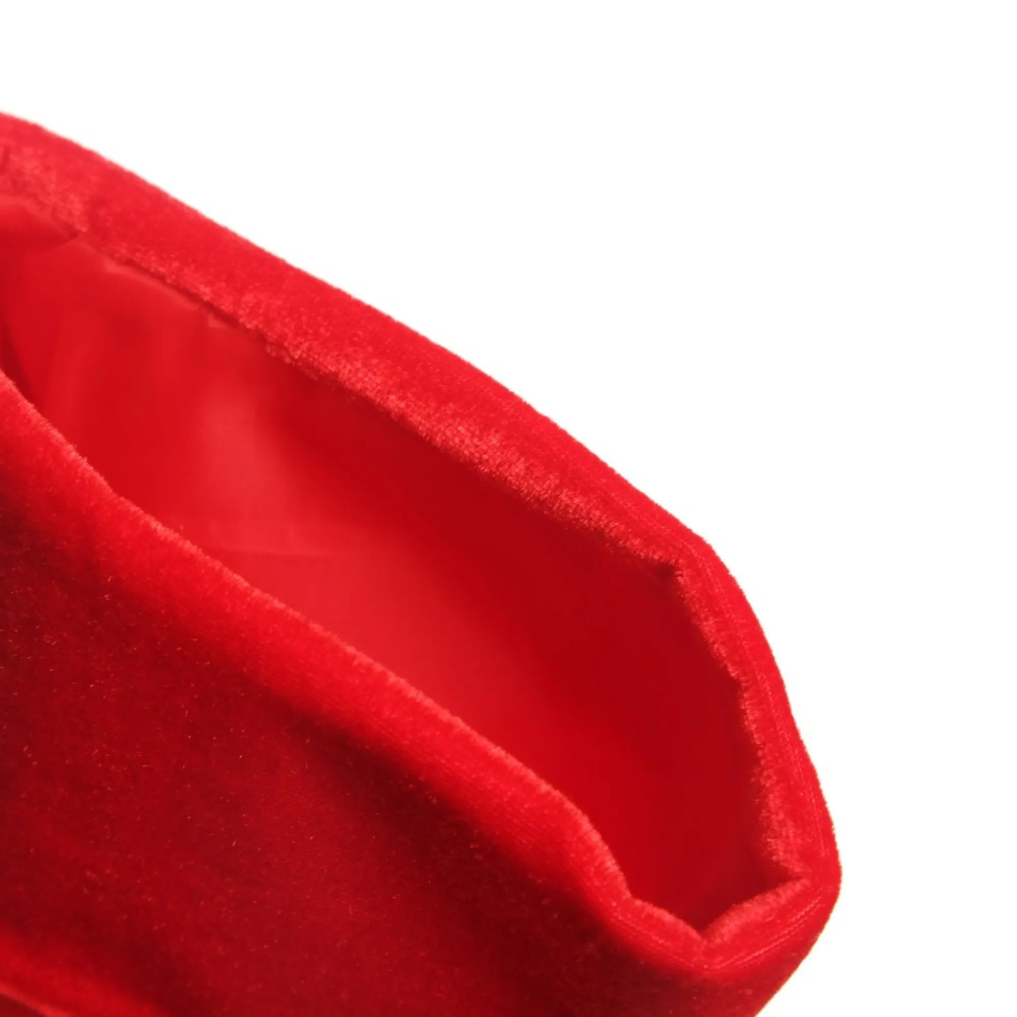 Red Velour Christmas Stocking - Set of 4 Best Sale