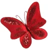 Red Velvet and Sequin Butterfly Clip Clearance