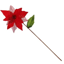 Red Velvet Sequin Flower New