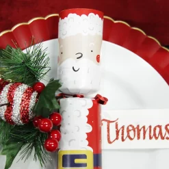 Red with Gold Edging Christmas Charger Plate Shop