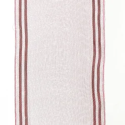 Red with White Edge Decomesh Roll Best Sale