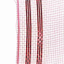 Red with White Edge Decomesh Roll Best Sale