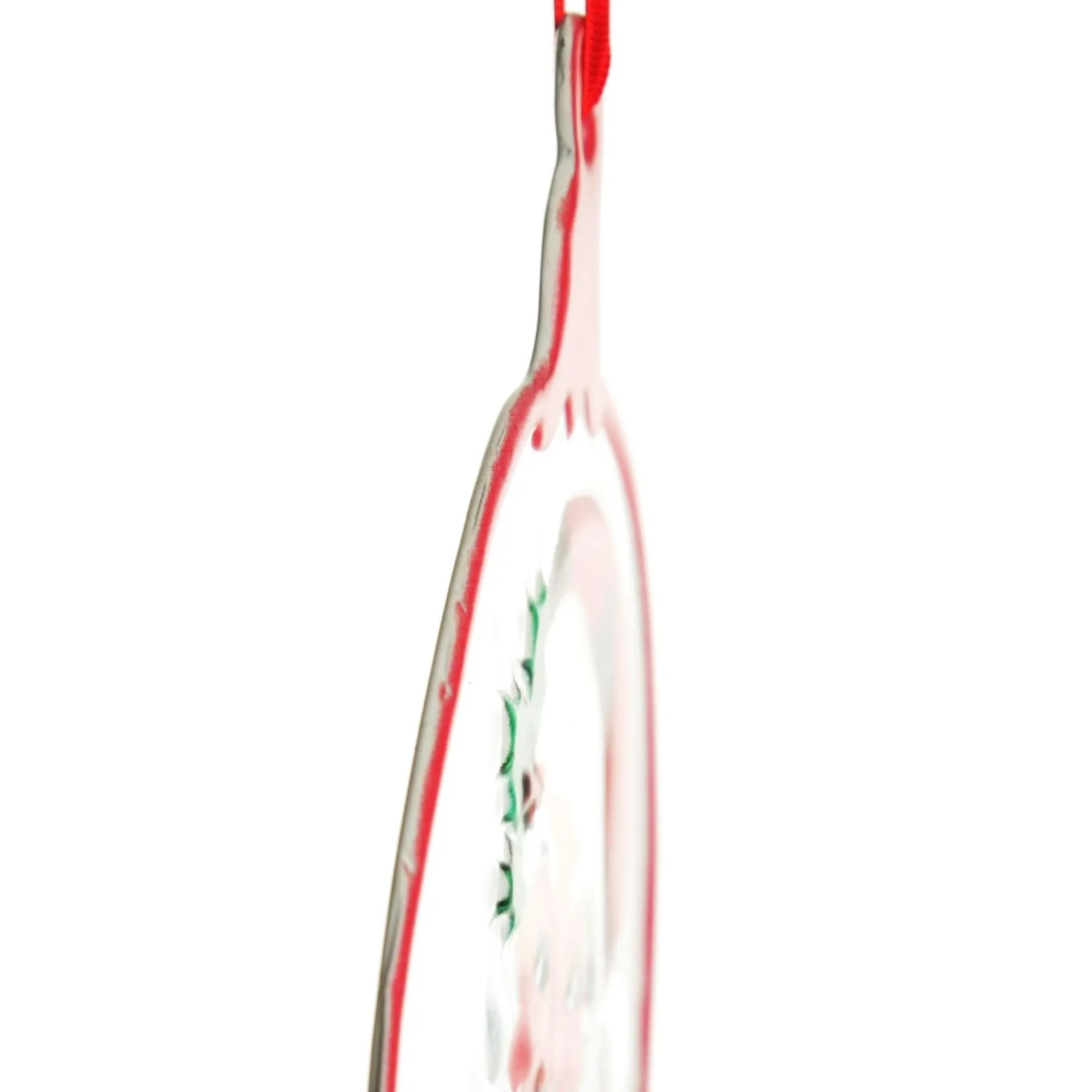 Retro Christmas Metal Santa Bauble Sign Fashion