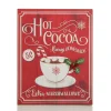 Retro Hot Cocoa Christmas Wall Box Sign Fashion
