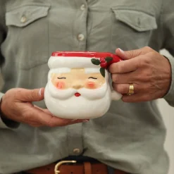 Retro Santa Christmas Mug Online