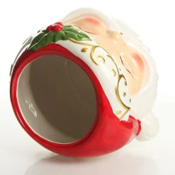 Retro Santa Planter Pot Christmas Ornament Hot