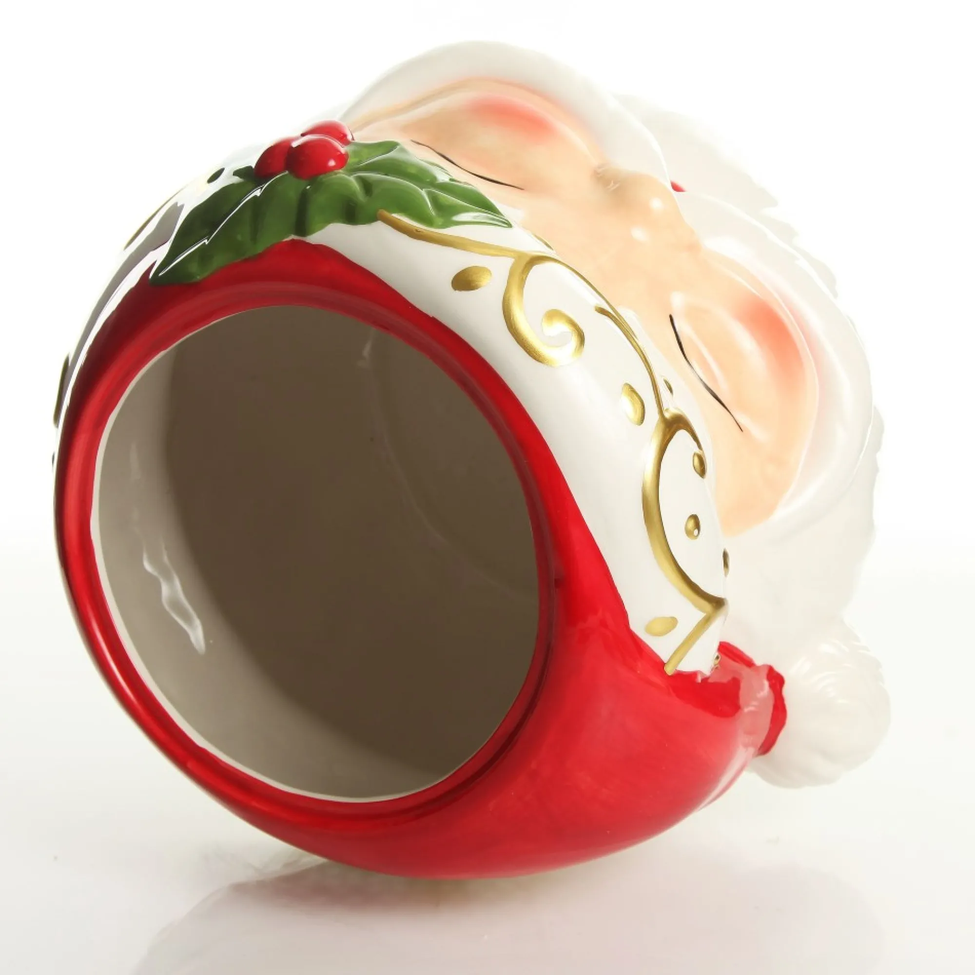 Retro Santa Planter Pot Christmas Ornament Hot