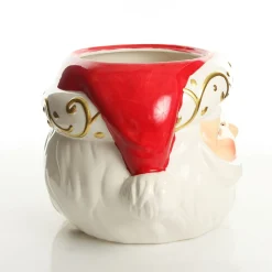 Retro Santa Planter Pot Christmas Ornament Hot