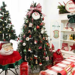 Retro Santa Planter Pot Christmas Ornament Hot