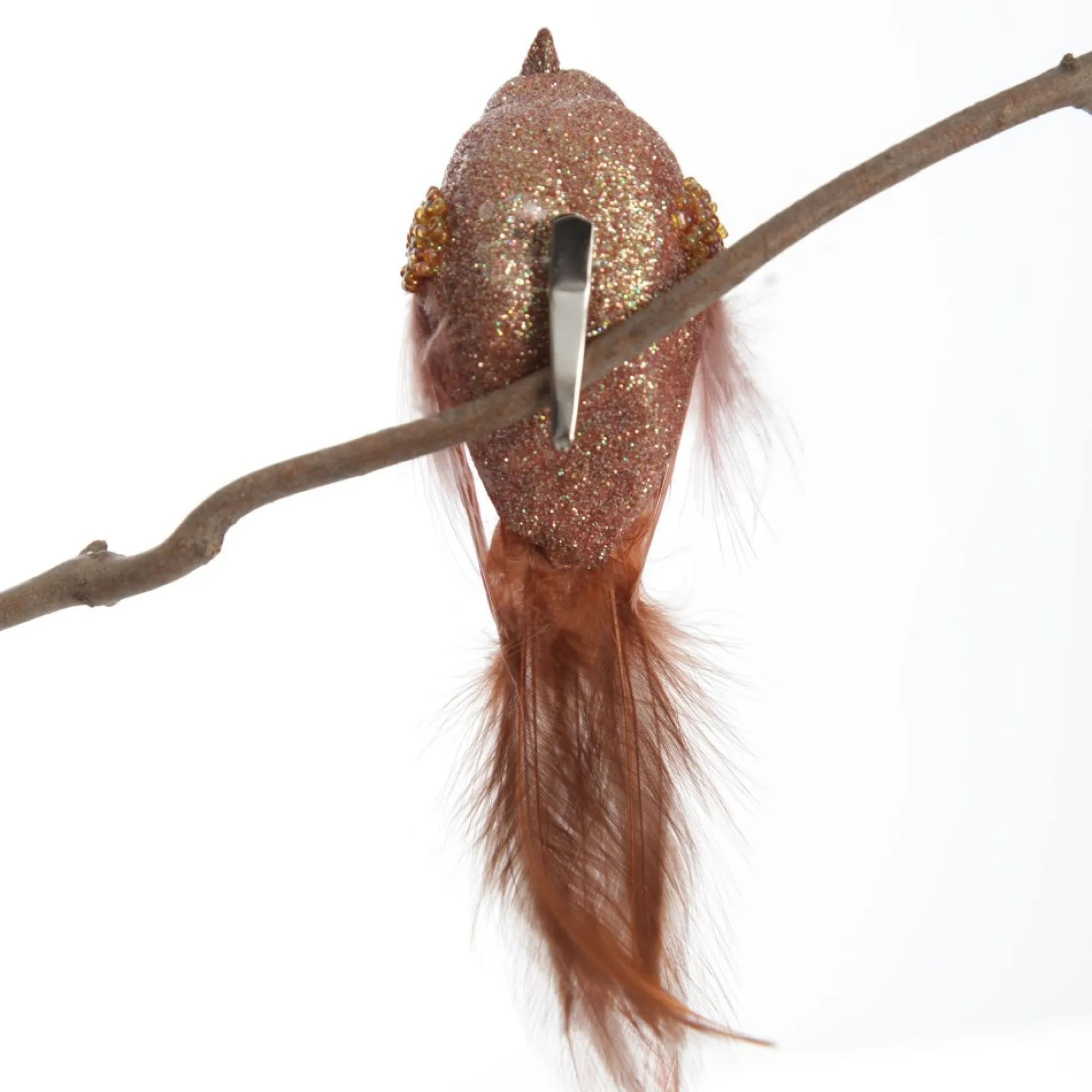 Rose Gold Beaded Glitter Bird Sale