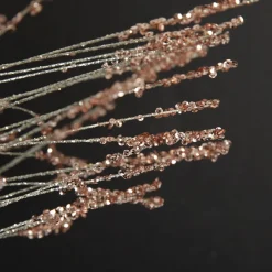 Rose Gold Glitter Grass Spray New