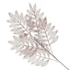 Rose Gold Glitter Mesh Leaf Spray Best Sale