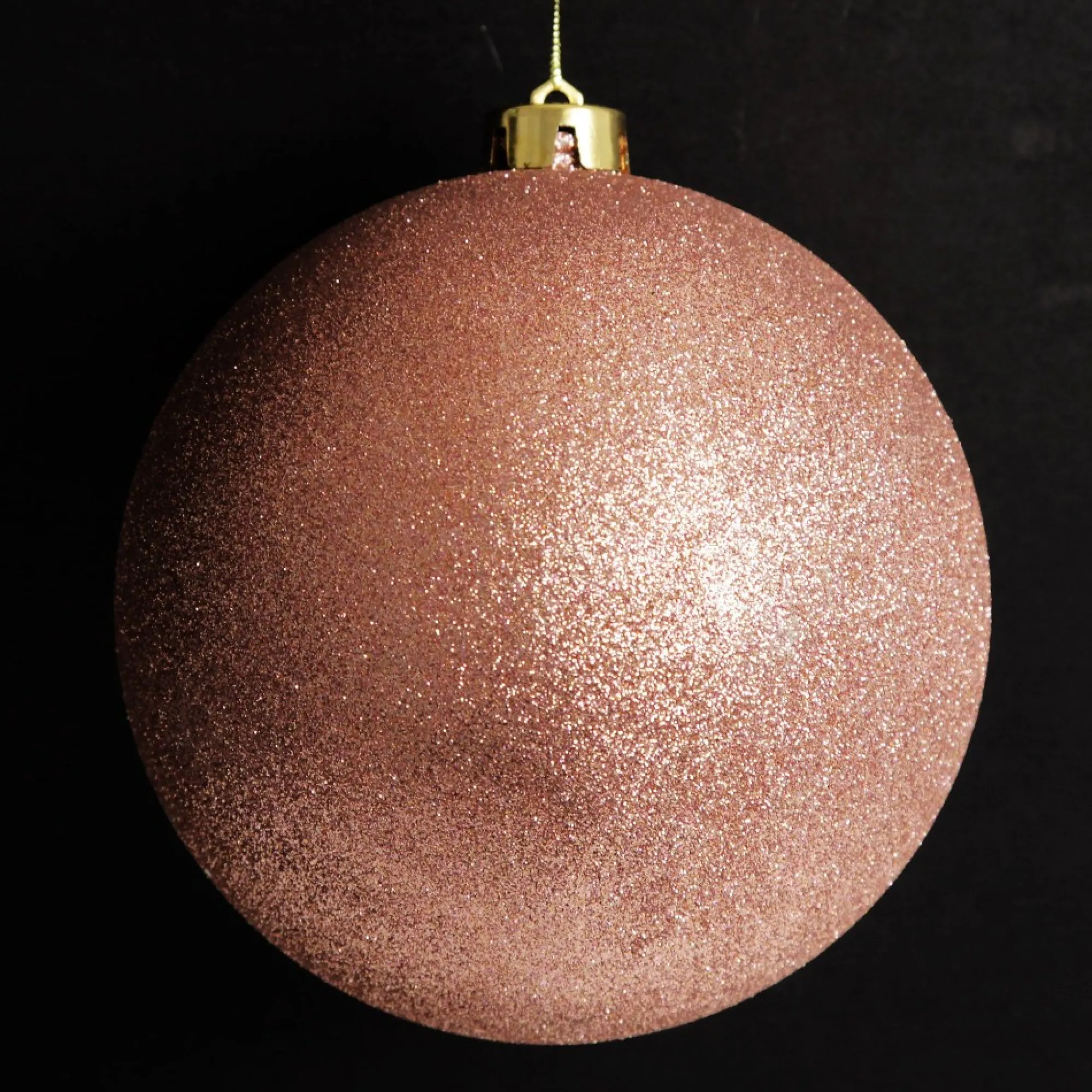 Rose Gold Jumbo Shatterproof Christmas Bauble Decoration New