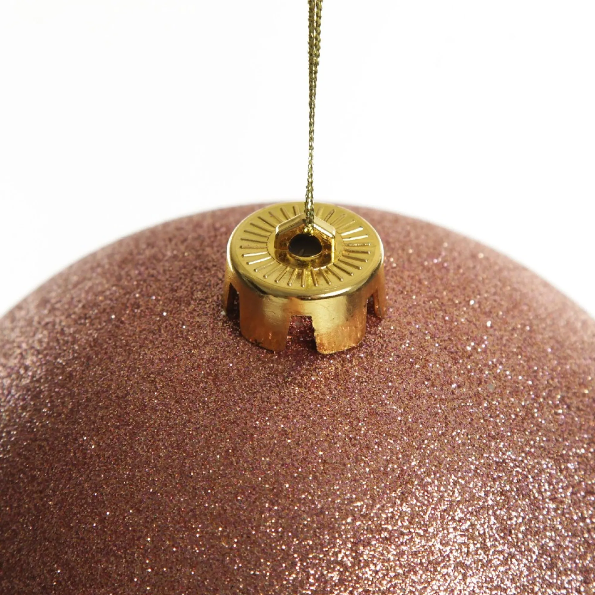 Rose Gold Jumbo Shatterproof Christmas Bauble Decoration New