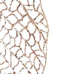 Rose Gold Mesh Palm Leaf Clearance