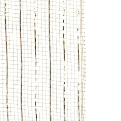 Rose Gold Metallic Thread Decomesh Roll Fashion