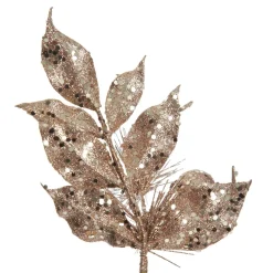 Rose Gold Sequin Leaves and Spike Spray Online