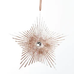 Rose Gold Starburst Tree Decoration Cheap