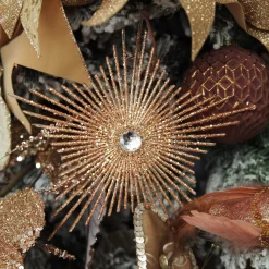 Rose Gold Starburst Tree Decoration Cheap