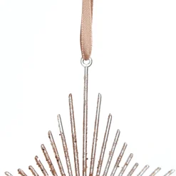Rose Gold Starburst Tree Decoration Cheap