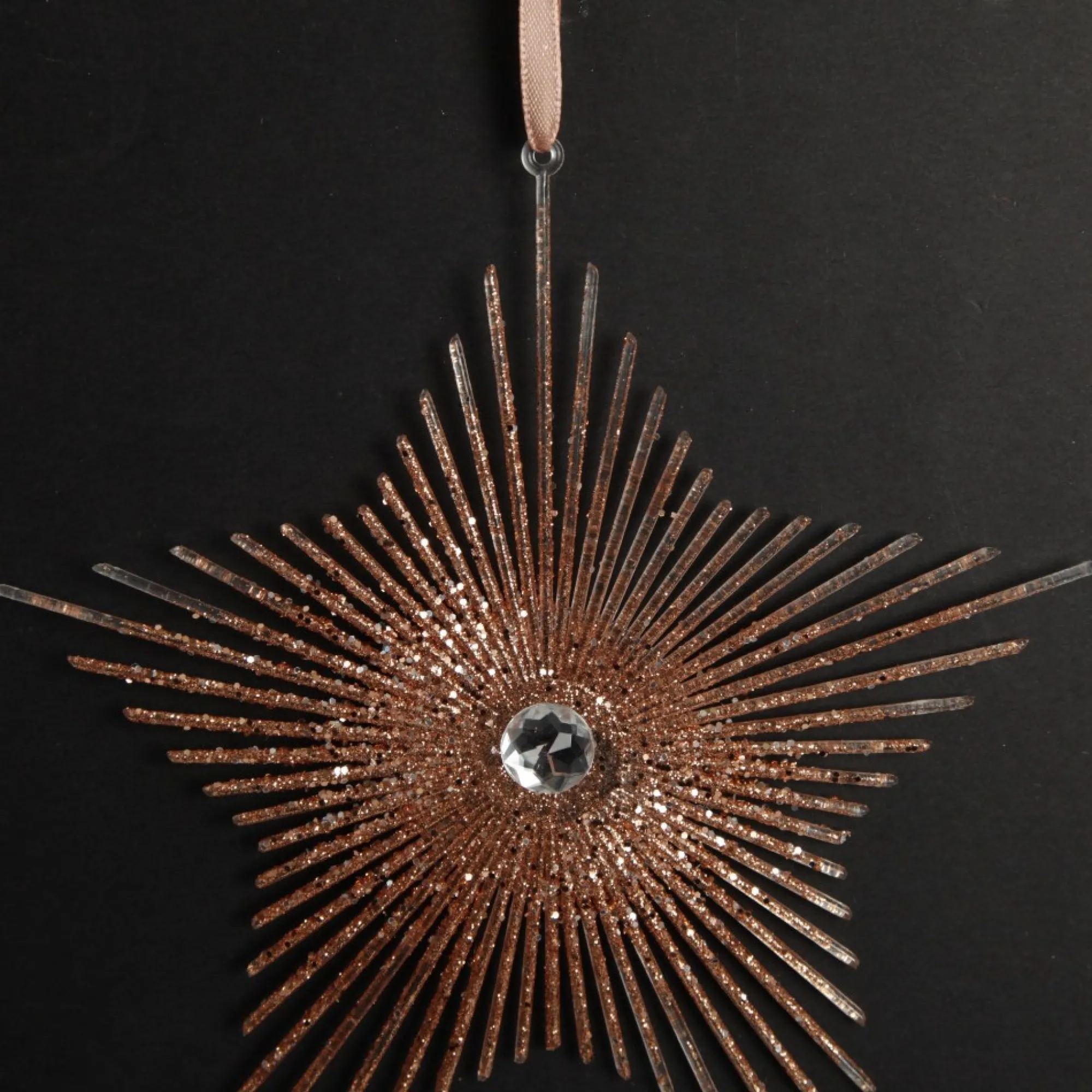 Rose Gold Starburst Tree Decoration Cheap