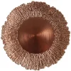 Rose Gold Sunburst Christmas Charger Plate Cheap