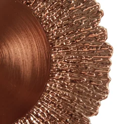 Rose Gold Sunburst Christmas Charger Plate Cheap