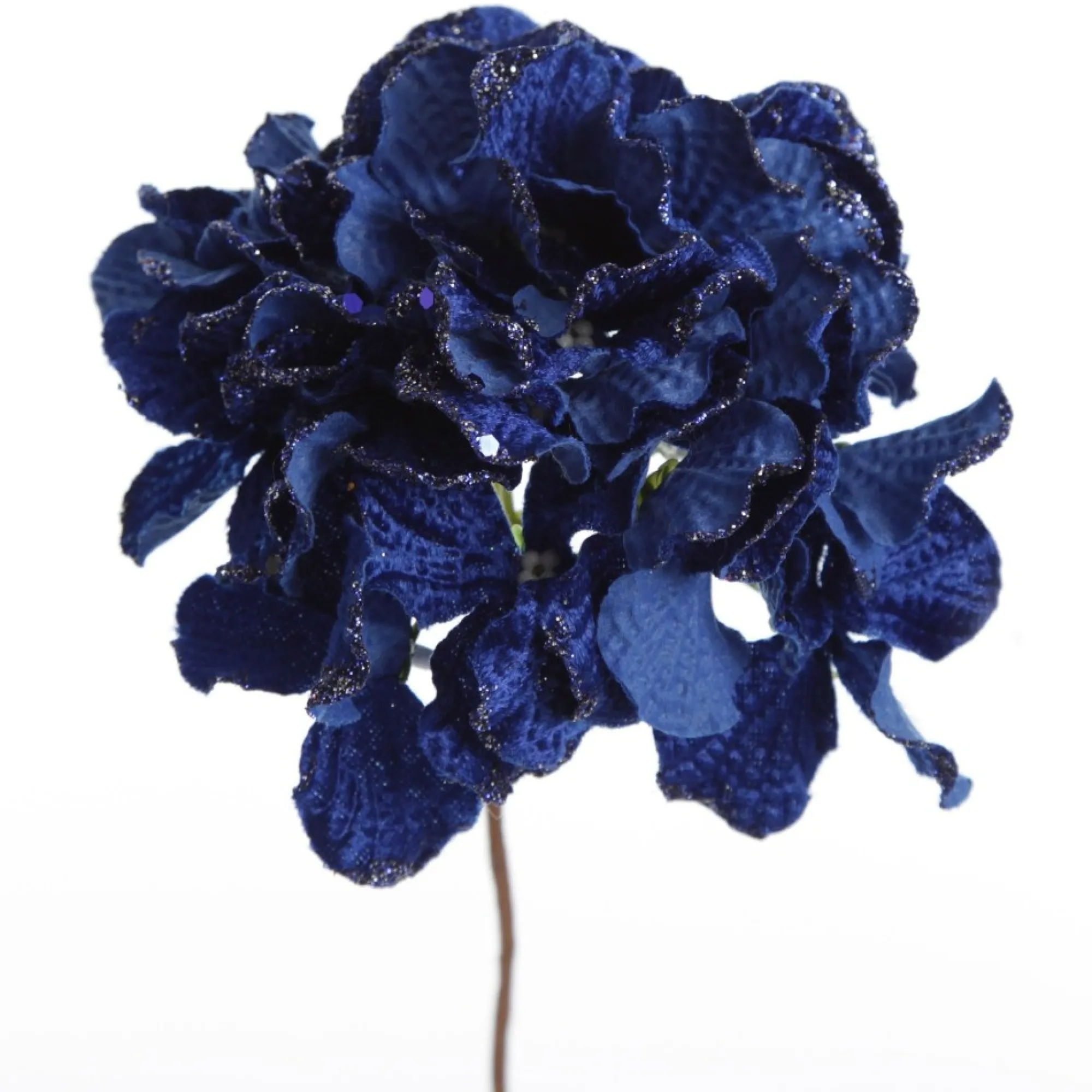Royal Blue Hydrangea Flower Stem New