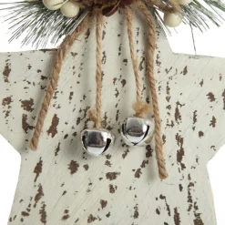 Rustic Christmas Tree Farm White Washed Star Ornament Outlet