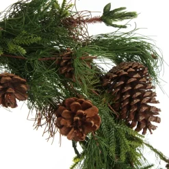 Rustic Pine and Cone Christmas Wreath Flash Sale