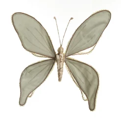 Sage Green and Sequin Delicate Butterfly Clearance