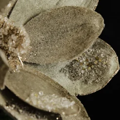 Sage Mixed Petal Magnolia Flower Stem with Beads Flash Sale