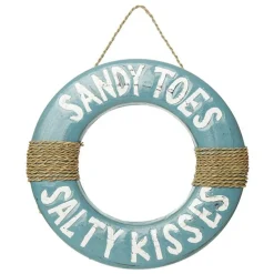 Sandy Toes Salty Kisses Life Buoy Beach Christmas Wreath Sale